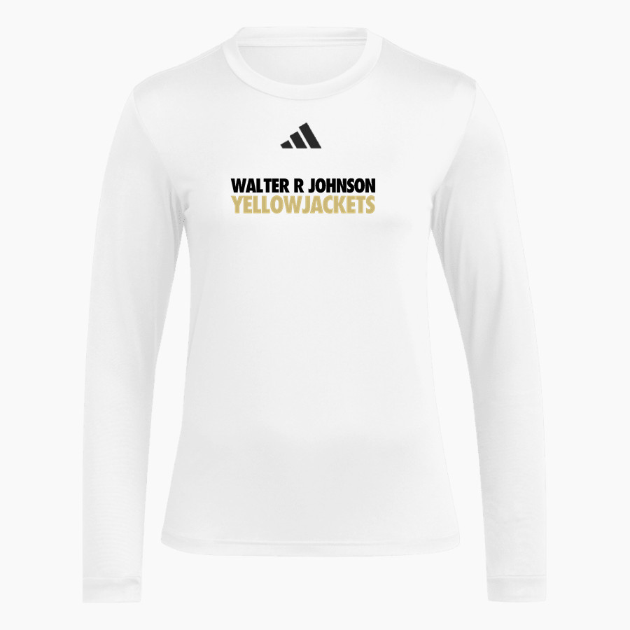 Walter R Johnson Yellowjackets <span class="pdp-name-mascot">Walter R Johnson Yellowjackets</span> adidas Women's Long Sleeve Pregame Tee