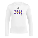 LEIPSIC HIGH SCHOOL VIKINGS <span class="pdp-name-mascot">LEIPSIC VIKINGS</span> adidas Women's Long Sleeve Pregame Tee Front Thumbnail