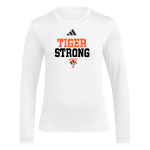 Tech High School Tigers <span class="pdp-name-mascot">Tech High School</span> adidas Women's Long Sleeve Pregame Tee Front Thumbnail