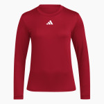 Clovis Point Coyotes adidas Women's Long Sleeve Pregame Tee Front Thumbnail
