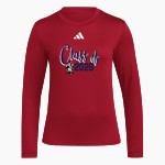 Putnam County War Eagles <span class="pdp-name-mascot">Putnam County War Eagles</span> adidas Women's Long Sleeve Pregame Tee Front Thumbnail