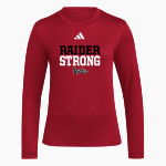 Hannah-Pamplico Raiders Raiders adidas Women's Long Sleeve Pregame Tee Front Thumbnail