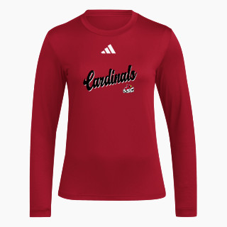 adidas Women's Long Sleeve Pregame Tee