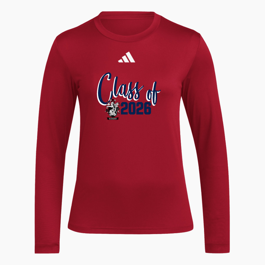 Putnam County War Eagles <span class="pdp-name-mascot">Putnam County War Eagles</span> adidas Women's Long Sleeve Pregame Tee