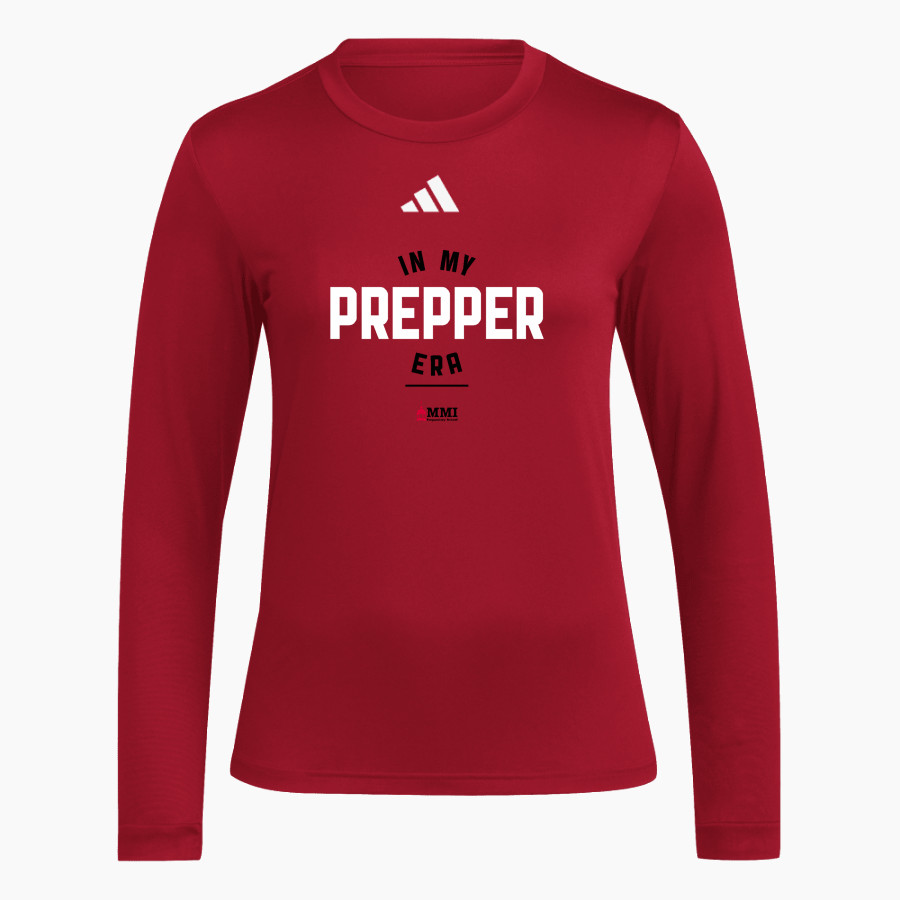 MMI PREPARATORY SCHOOL PREPPERS <span class="pdp-name-mascot">MMI PREPARATORY PREPPERS</span> adidas Women's Long Sleeve Pregame Tee