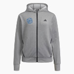 Johnson Creek BlueJays <span class="pdp-name-mascot">Johnson Creek Blue Jays</span> adidas Women's Game & Go Full Zip Training Hoody Front Thumbnail