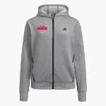 HAWKEN SCHOOL HAWKS <span class="pdp-name-mascot">HAWKEN HAWKS</span> adidas Women's Game & Go Full Zip Training Hoody Front Thumbnail