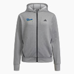 West Mifflin High School Titans Official Online Store adidas Women's Game & Go Full Zip Training Hoody Front Thumbnail