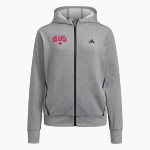 GREAT FALLS HIGH SCHOOL RED DEVILS adidas Women's Game & Go Full Zip Training Hoody Front Thumbnail