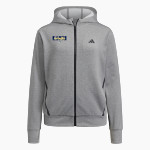 NEWINGTON HIGH SCHOOL NOR'EASTERS <span class="pdp-name-mascot">NEWINGTON INDIANS</span> adidas Women's Game & Go Full Zip Training Hoody Front Thumbnail