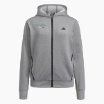 Triplett Tech <span class="pdp-name-mascot">Triplett Business and Technical Institute</span> adidas Women's Game & Go Full Zip Training Hoody Front Thumbnail