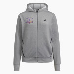 Apple Valley Knights <span class="pdp-name-mascot">Apple Valley Knights</span> adidas Women's Game & Go Full Zip Training Hoody Front Thumbnail