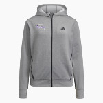 Bergman Dolphins <span class="pdp-name-mascot">Frank V. Bergman Elementary Dolphins</span> adidas Women's Game & Go Full Zip Training Hoody Front Thumbnail
