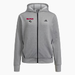Willamette Wolverines <span class="pdp-name-mascot">Willamette Wolverines</span> adidas Women's Game & Go Full Zip Training Hoody Front Thumbnail