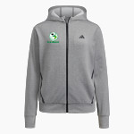 Northeast Hornets <span class="pdp-name-mascot">Northeast Hornets</span> adidas Women's Game & Go Full Zip Training Hoody Front Thumbnail