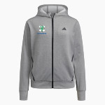 City of Inglewood YSL Youth Sports League adidas Women's Game & Go Full Zip Training Hoody Front Thumbnail