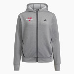 Minnehaha Academy Redhawks <span class="pdp-name-mascot">Minnehaha Academy Redhawks</span> adidas Women's Game & Go Full Zip Training Hoody Front Thumbnail