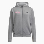 Montgomery Bell Academy Online Apparel Store adidas Women's Game & Go Full Zip Training Hoody Front Thumbnail