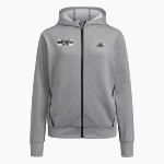 NORTHSIDE HIGH SCHOOL PANTHERS <span class="pdp-name-mascot">NORTHSIDE PANTHERS</span> adidas Women's Game & Go Full Zip Training Hoody Front Thumbnail