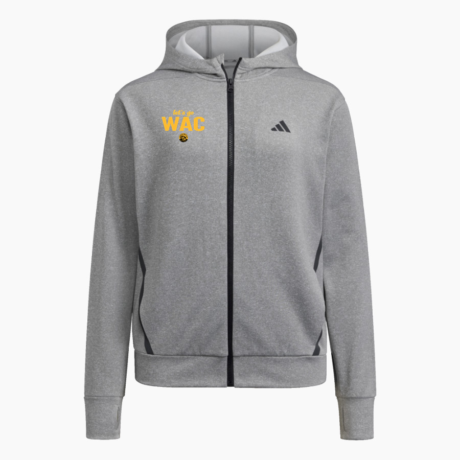 Wilmington Aquatic Club Sea Tigers <span class="pdp-name-mascot">Wilmington Aquatic Club Sea Tigers</span> adidas Women's Game & Go Full Zip Training Hoody