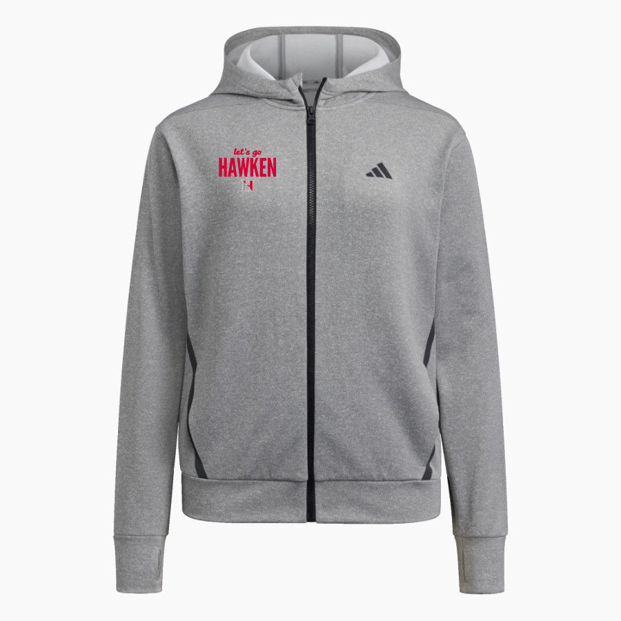 HAWKEN SCHOOL HAWKS <span class="pdp-name-mascot">HAWKEN HAWKS</span> adidas Women's Game & Go Full Zip Training Hoody