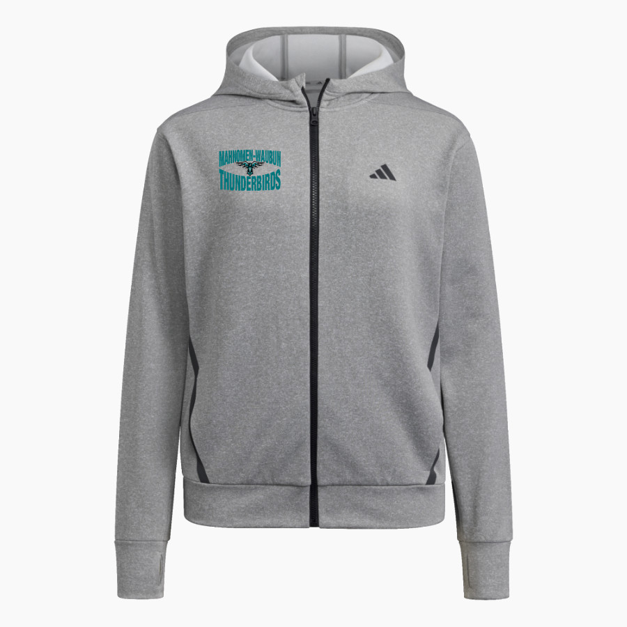 Mahnomen-Waubun THUNDERBIRDS <span class="pdp-name-mascot">Mahnomen-Waubun THUNDERBIRDS</span> adidas Women's Game & Go Full Zip Training Hoody