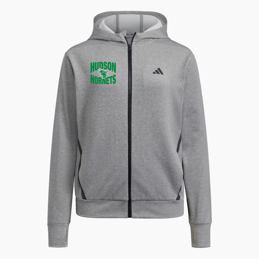 Hudson Hornets <span class="pdp-name-mascot">Hudson Hornets</span> adidas Women's Game & Go Full Zip Training Hoody