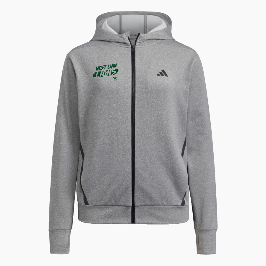 West Linn Lions <span class="pdp-name-mascot">West Linn Lions</span> adidas Women's Game & Go Full Zip Training Hoody