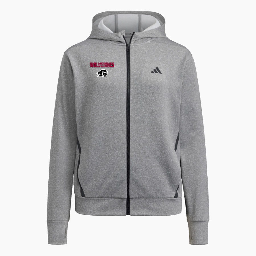 Willamette Wolverines <span class="pdp-name-mascot">Willamette Wolverines</span> adidas Women's Game & Go Full Zip Training Hoody
