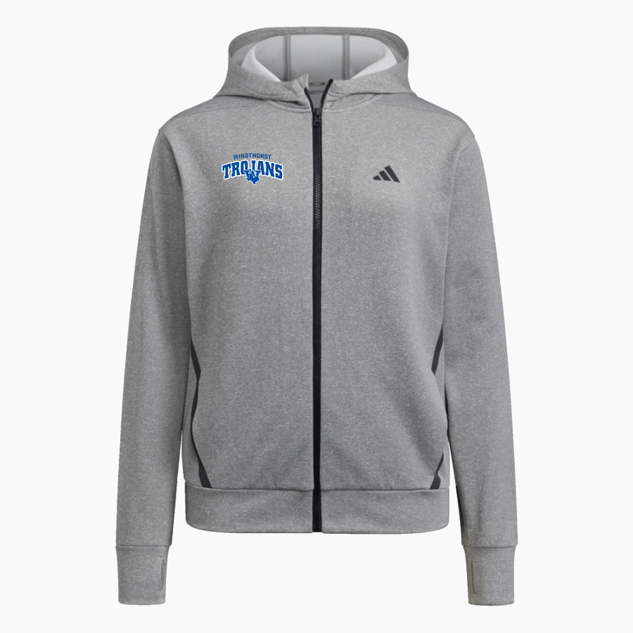 WINDTHORST HIGH SCHOOL TROJANS <span class="pdp-name-mascot">WINDTHORST TROJANS</span> adidas Women's Game & Go Full Zip Training Hoody