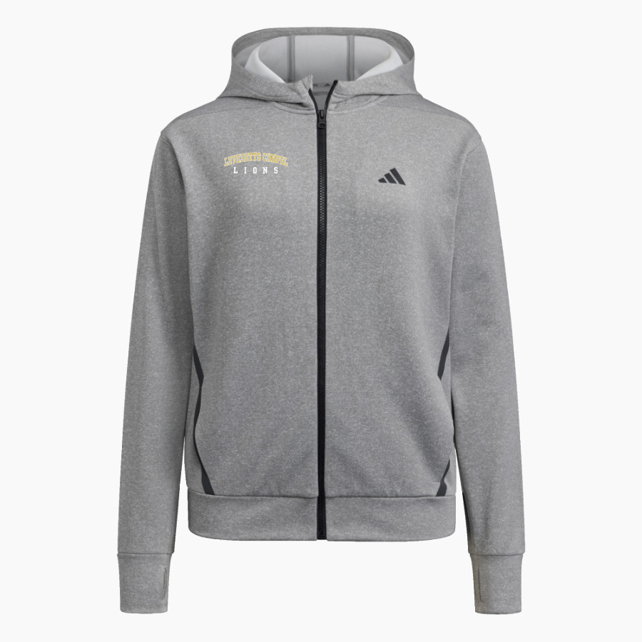 LEVERETTS CHAPEL HIGH SCHOOL LIONS <span class="pdp-name-mascot">LEVERETTS CHAPEL LIONS</span> adidas Women's Game & Go Full Zip Training Hoody