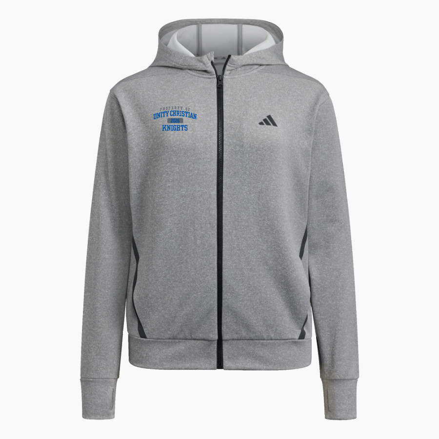 Unity Christian Knights <span class="pdp-name-mascot">Unity Christian Knights</span> adidas Women's Game & Go Full Zip Training Hoody