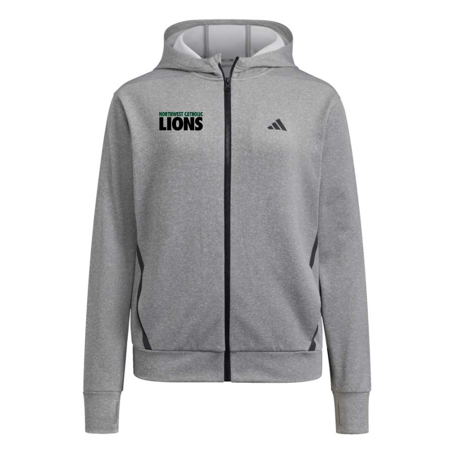 Northwest Catholic Lions <span class="pdp-name-mascot">Northwest Catholic Lions</span> adidas Women's Game & Go Full Zip Training Hoody