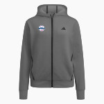 AFCA adidas Women's Game & Go Full Zip Training Hoody Front Thumbnail