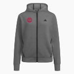 Red Hook Faculty Association RHFA adidas Women's Game & Go Full Zip Training Hoody Front Thumbnail