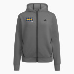 Brooklane Baptist Eagles adidas Women's Game & Go Full Zip Training Hoody Front Thumbnail