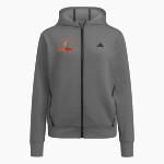 WATERLOO HIGH SCHOOL BULLDOGS <span class="pdp-name-mascot">WATERLOO BULLDOGS</span> adidas Women's Game & Go Full Zip Training Hoody Front Thumbnail