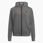 Hope College Online Athletics Store <span class="pdp-name-mascot">Hope Flying Dutch</span> adidas Women's Game & Go Full Zip Training Hoody Front Thumbnail