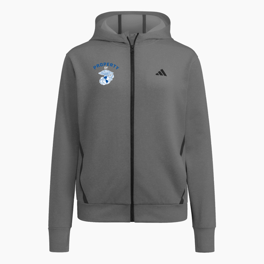 HAMILTON HIGH SCHOOL MARINES adidas Women's Game & Go Full Zip Training Hoody