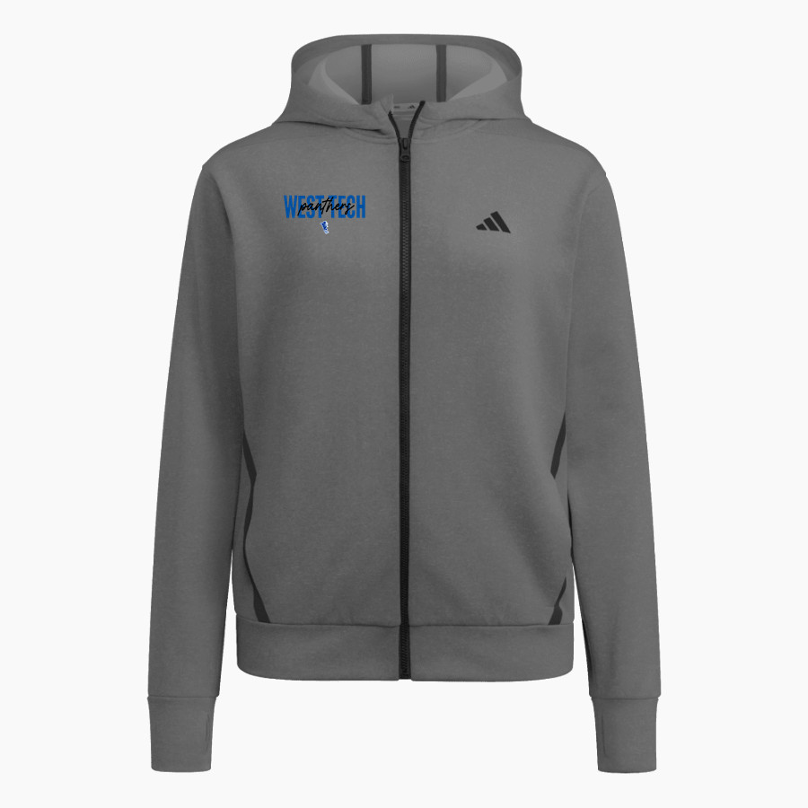 West Tech Panthers <span class="pdp-name-mascot">West Tech Panthers</span> adidas Women's Game & Go Full Zip Training Hoody