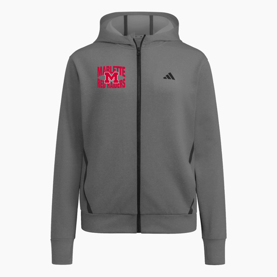Marlette Red Raiders adidas Women's Game & Go Full Zip Training Hoody