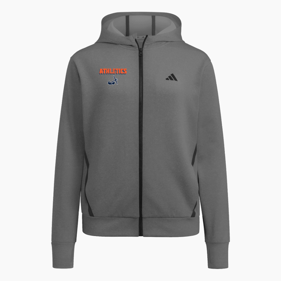 Hope College Online Athletics Store <span class="pdp-name-mascot">Hope Flying Dutch</span> adidas Women's Game & Go Full Zip Training Hoody