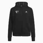 Breck Mustangs <span class="pdp-name-mascot">Breck School Mustangs</span> adidas Women's Game & Go Full Zip Training Hoody Front Thumbnail