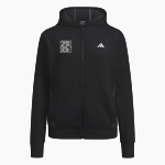WESTERVILLE CENTRAL WARHAWKS <span class="pdp-name-mascot">WESTERVILLE WARHAWKS</span> adidas Women's Game & Go Full Zip Training Hoody Front Thumbnail