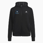 BRIAR CLIFF Chargers adidas Women's Game & Go Full Zip Training Hoody Front Thumbnail
