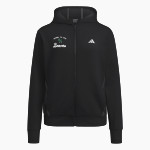 Weaver Beavers <span class="pdp-name-mascot">Weaver Beavers</span> adidas Women's Game & Go Full Zip Training Hoody Front Thumbnail