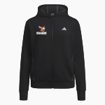 Bethlehem Eagles official sideline store <span class="pdp-name-mascot">Bethlehem Eagles</span> adidas Women's Game & Go Full Zip Training Hoody Front Thumbnail