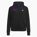 Quitman Independent Bulldogs adidas Women's Game & Go Full Zip Training Hoody Front Thumbnail