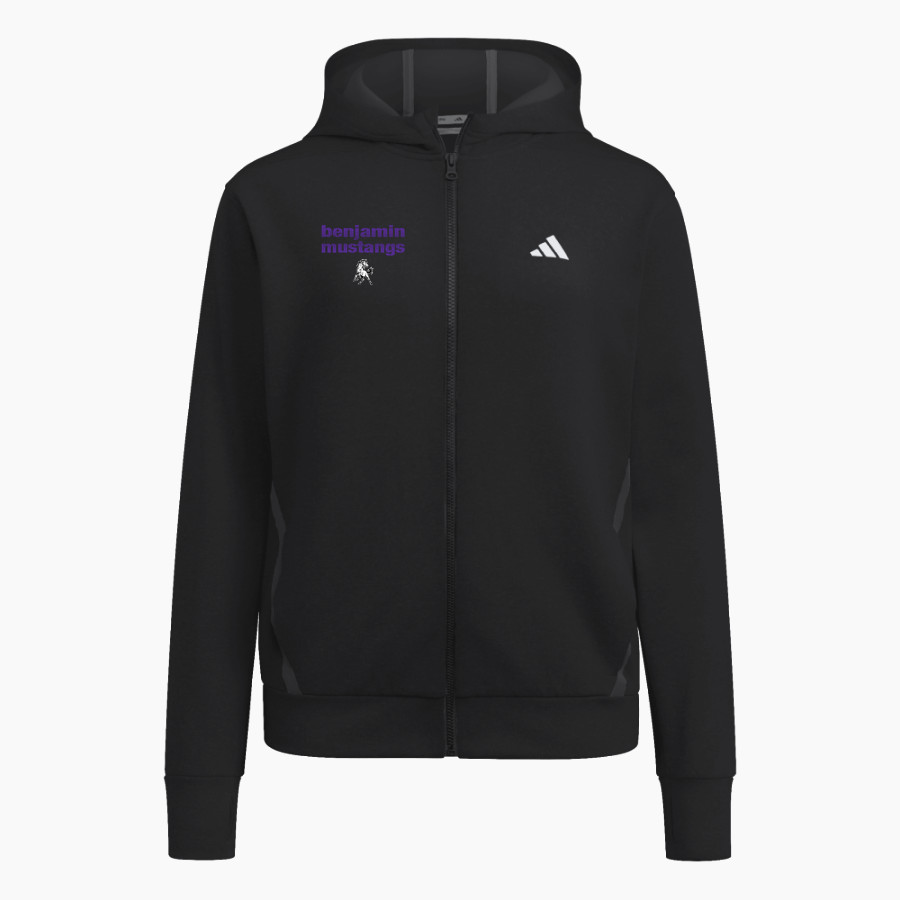 BENJAMIN HIGH SCHOOL MUSTANGS adidas Women's Game & Go Full Zip Training Hoody