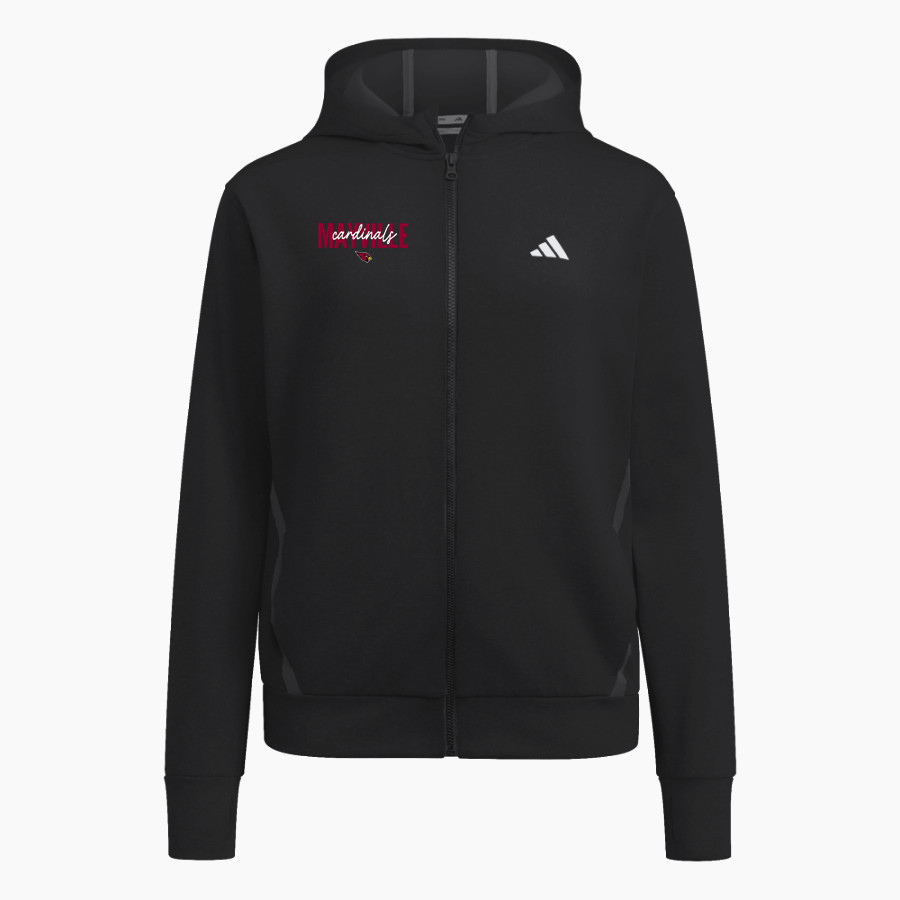 MAYVILLE HIGH SCHOOL CARDINALS <span class="pdp-name-mascot">MAYVILLE CARDINALS</span> adidas Women's Game & Go Full Zip Training Hoody